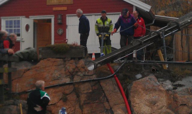 Støping i gang